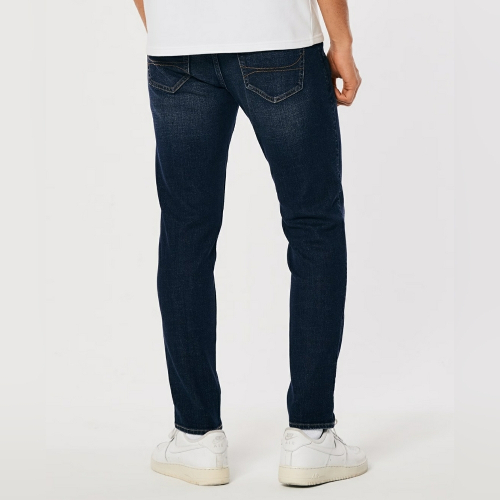 Hollister Men's Dark Wash Athletic Skinny Jeans